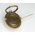 brosa-pandant victorian "locket". rolled gold. cca 1870 Marea Britanie